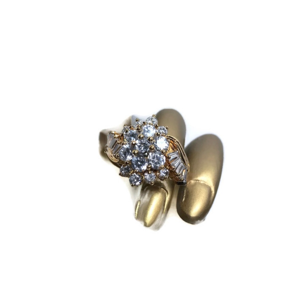 HSN Absolute Cubic Zirconia Sterling Cocktail Ring - Picture 5 of 8